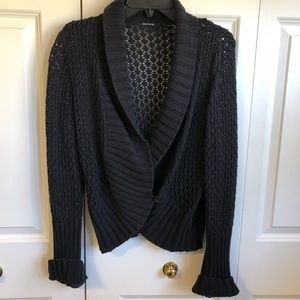 Black Knit Cardigan